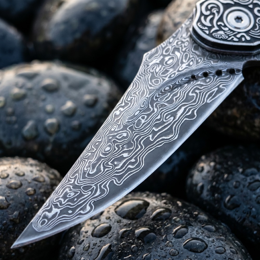 سكين جيب جديد قابل للطي بنمط د - مراجعة Vintage Collectible Knives وسعره